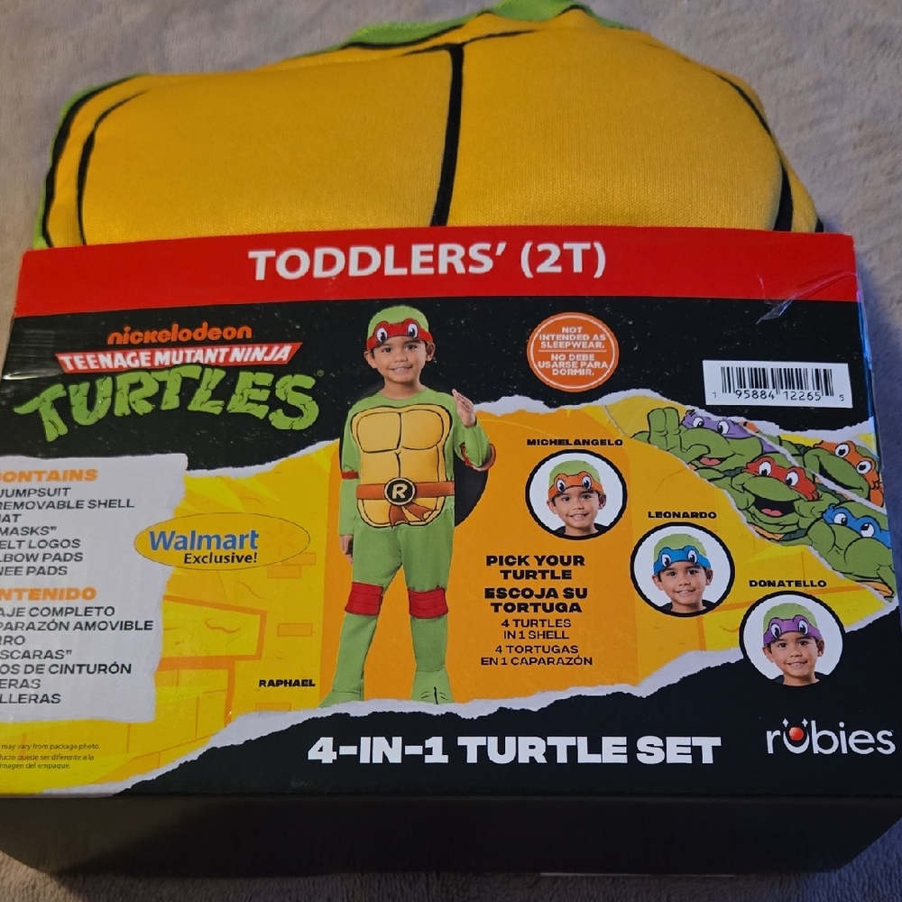 Rubie's TMNT 4-in-1 Turtle Set - Yellow and Green